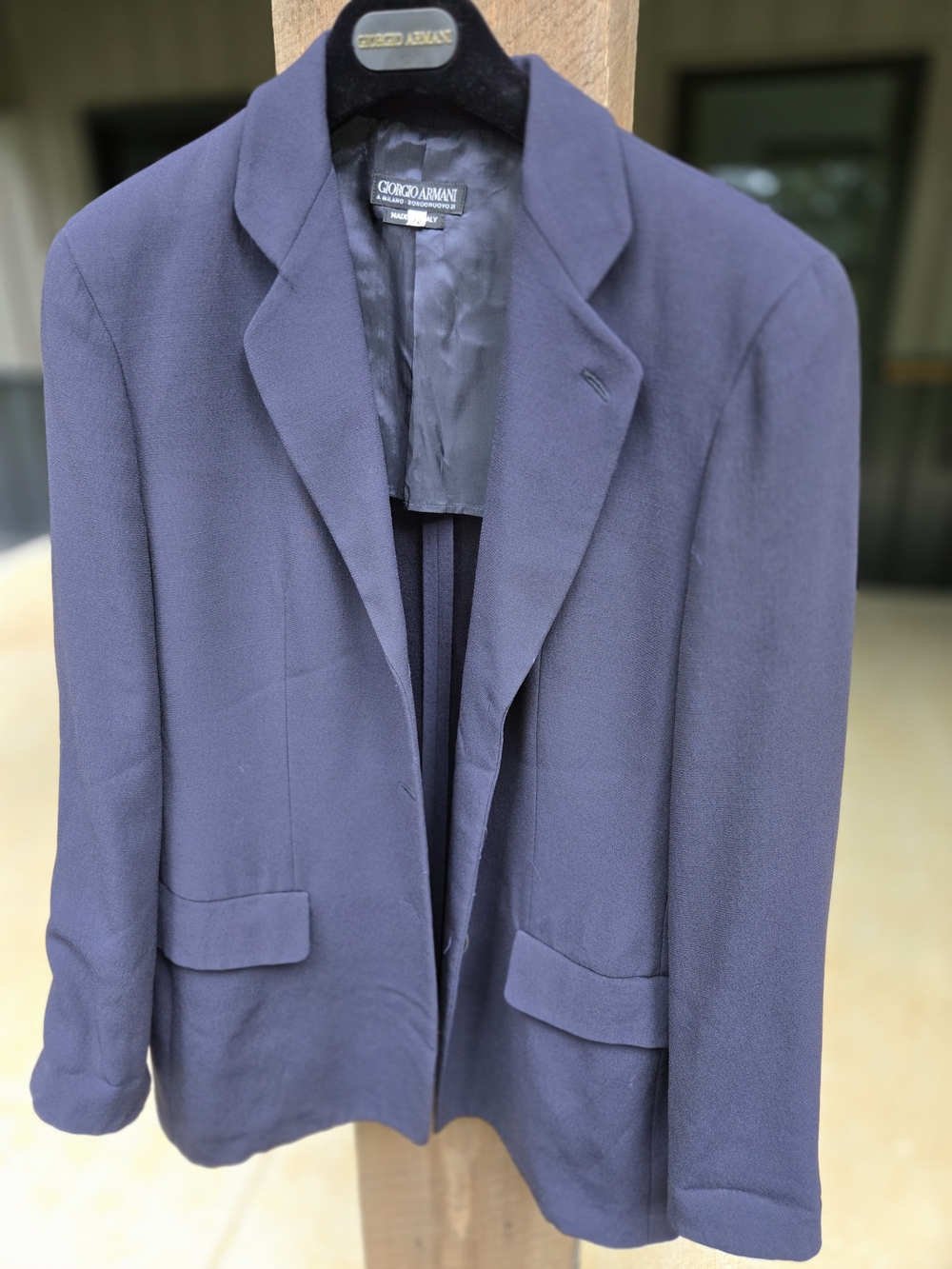 Giorgio Armani Navy Blazer